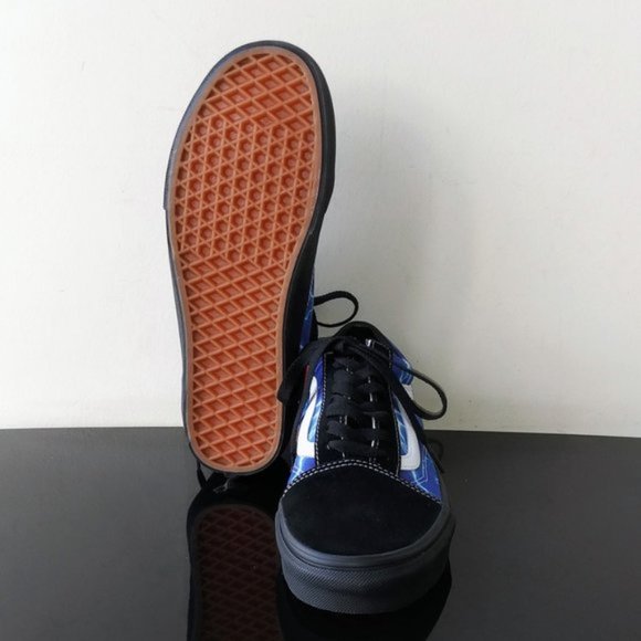 Vans Men's Old Skool Lace Up Leather Suede / Canvas Sneaker - Picture 11 of 12